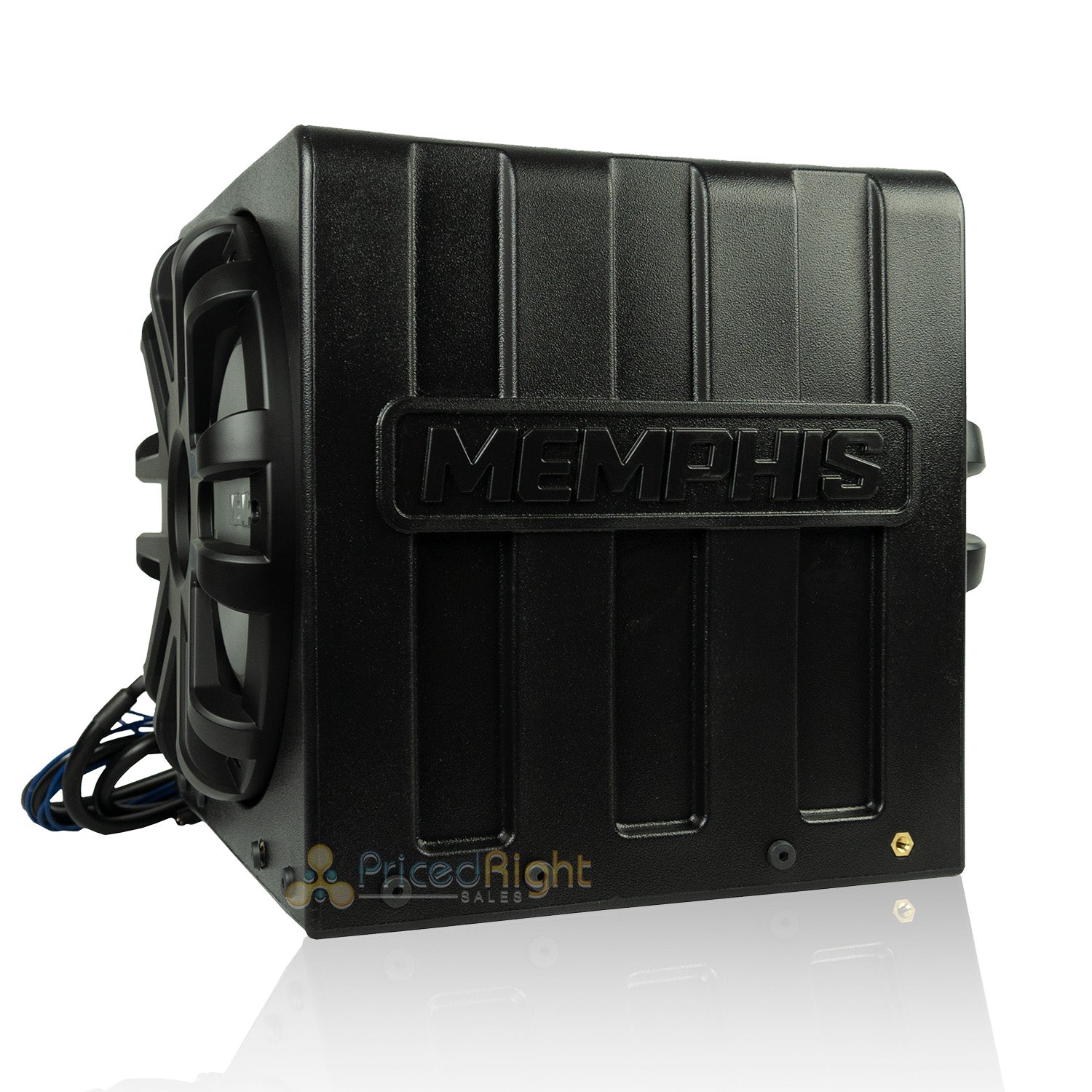 Memphis Audio Marine 10" Amplified Dual Passive Enclosure With 400 Watt RMS/Peak