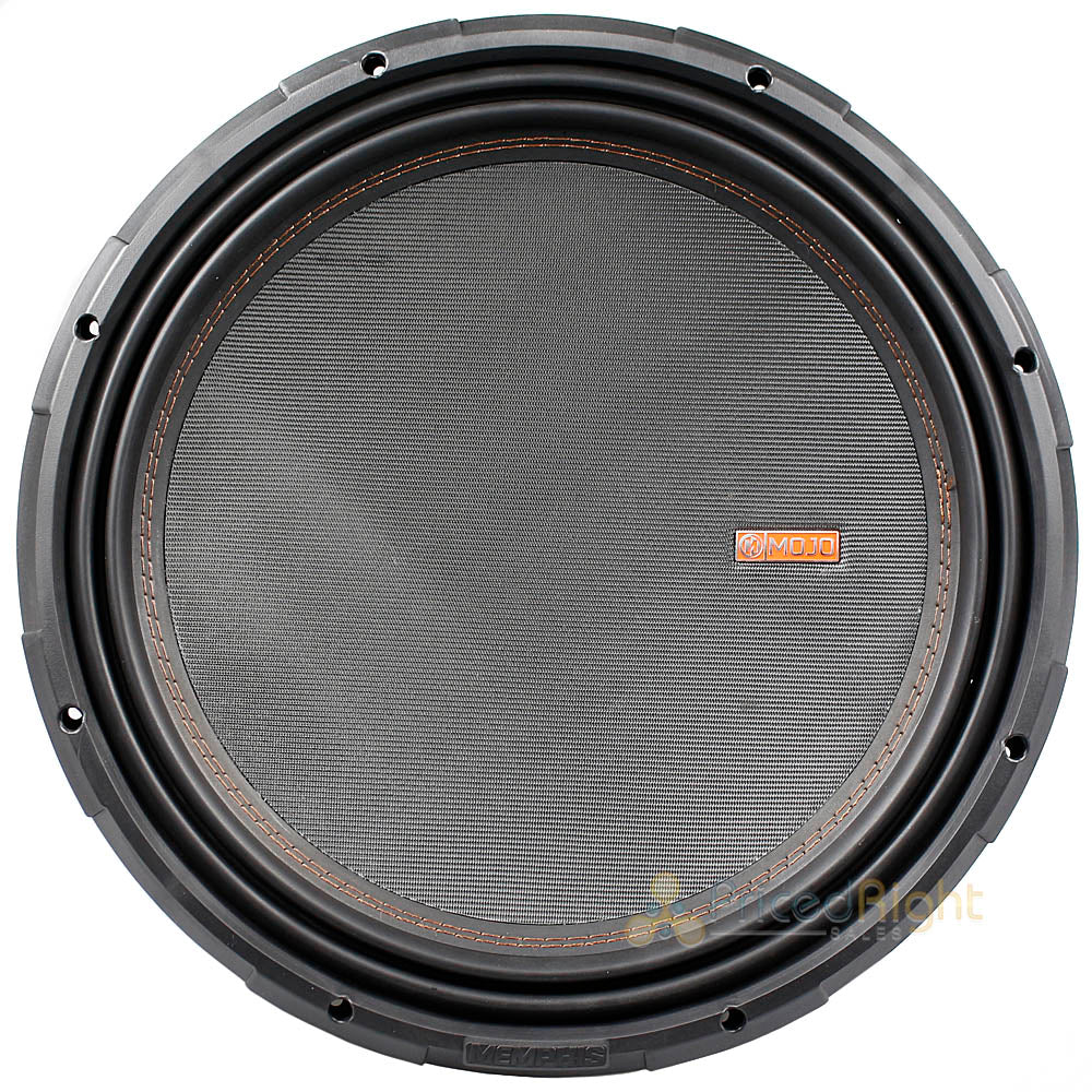 Memphis Audio 15" Subwoofer 3000W Max Selectable 1 or 2 Ohm MOJO Series MOJO1512