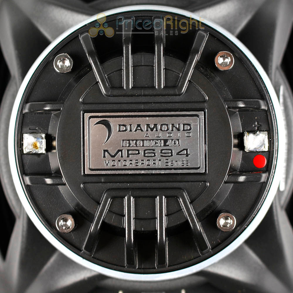 Diamond Audio 6x9" Full Range Co-ax Horn Speakers 300W Max Motorsport Line MP694