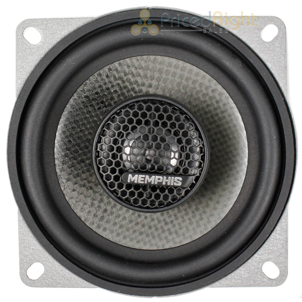 Memphis 4" 80 Watt Coaxial Speakers In Line Crossover Car Audio Tweeter MS42