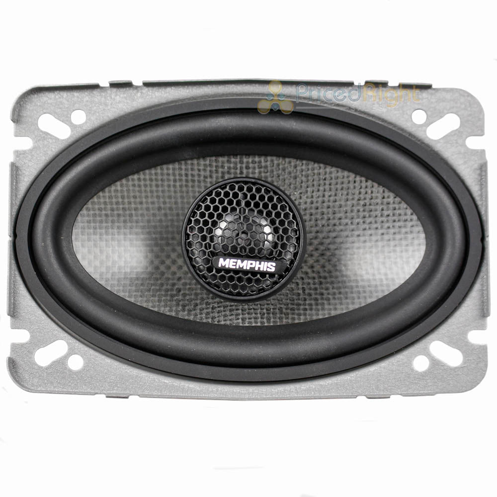 Memphis Audio 4x6" Coaxial Speakers with In Line Crossovers 80W Max Power MS46