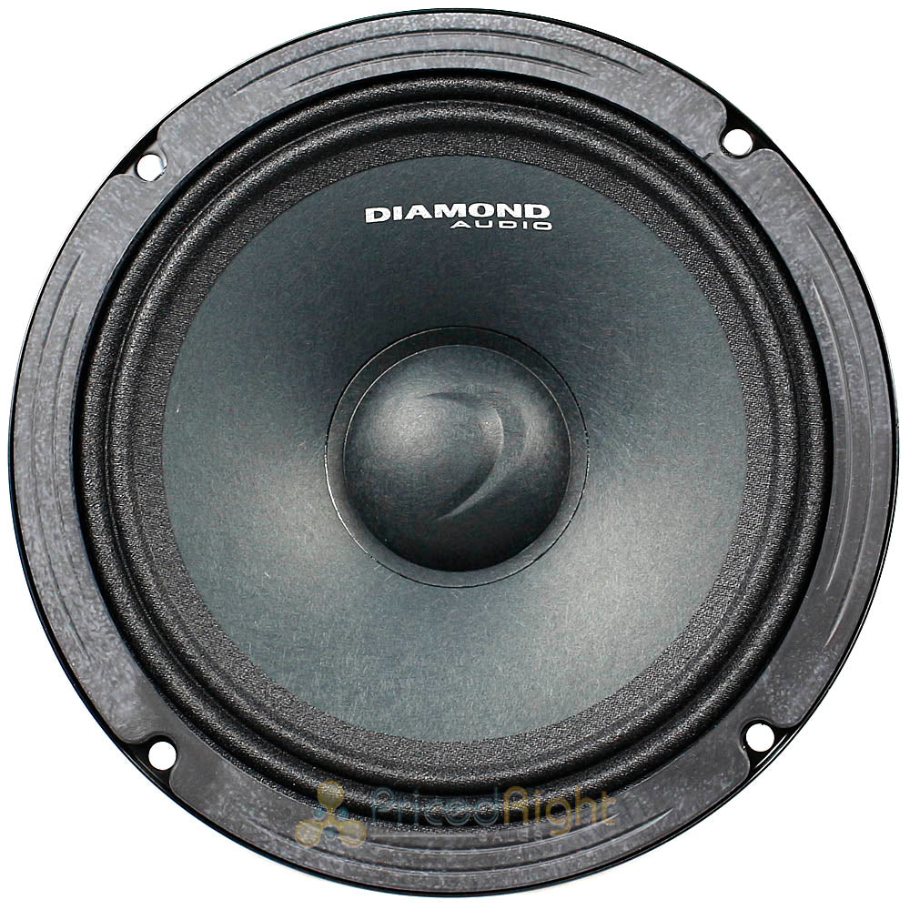 Diamond Audio 6.5" Mid Range Speakers 400 Watts Max 4 Ohm Car Audio MSPRO65 Pair