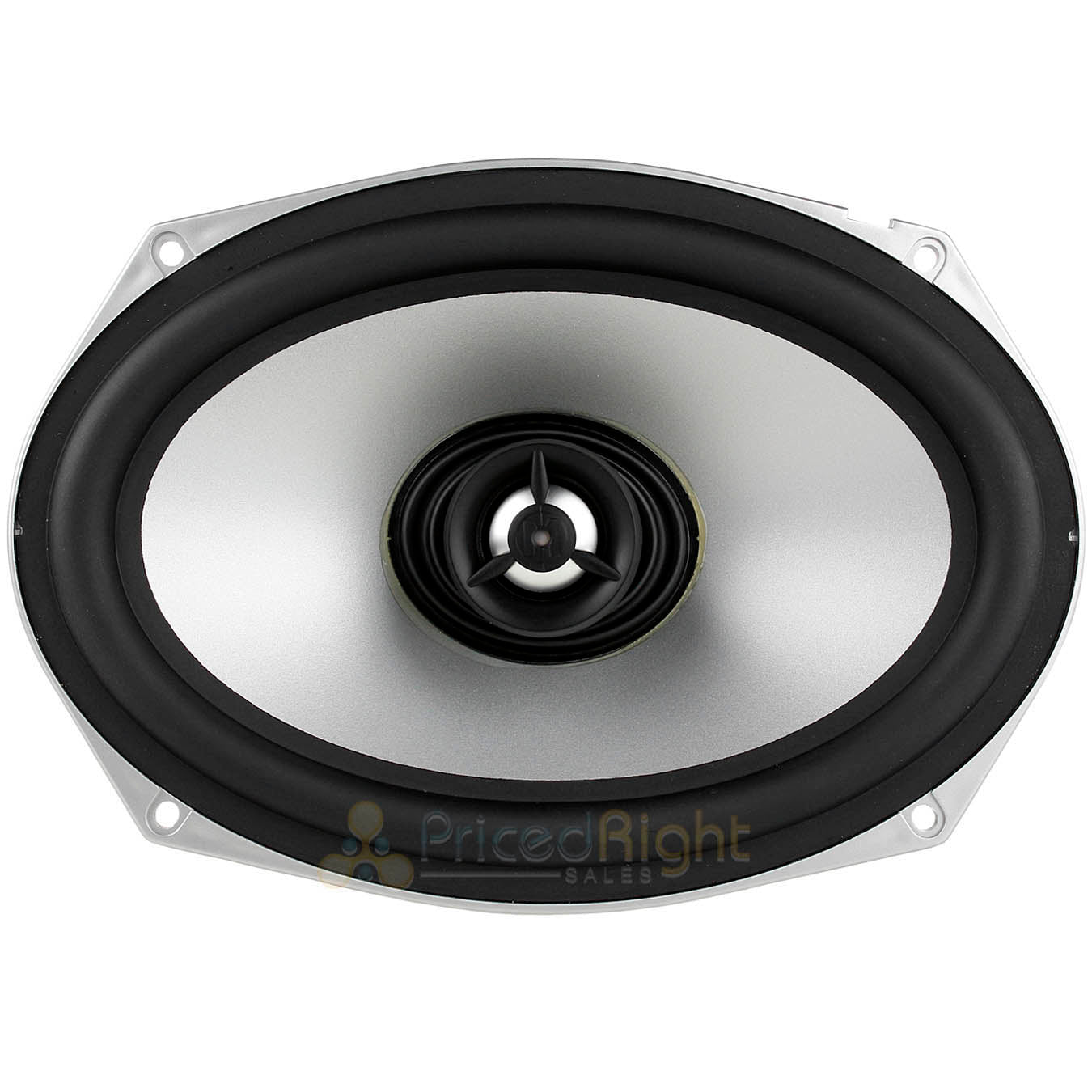 4 Memphis Audio Marine 6x9" Coaxial Speakers 120W Max LED 4 Ohm Extreme Series