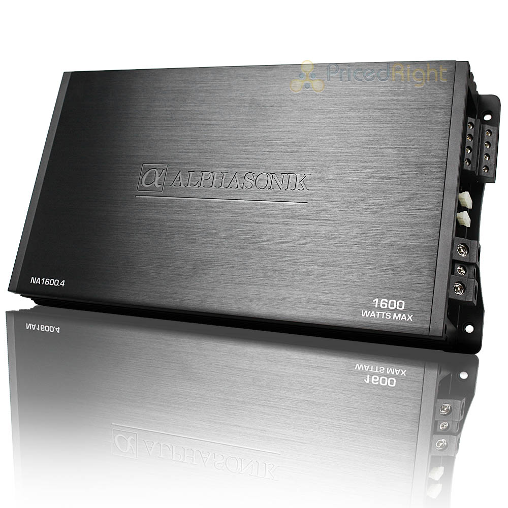 Alphasonik 4 Channel Amplifier 1600 Watts Amp Neuron Series A/B Class NA1600.4
