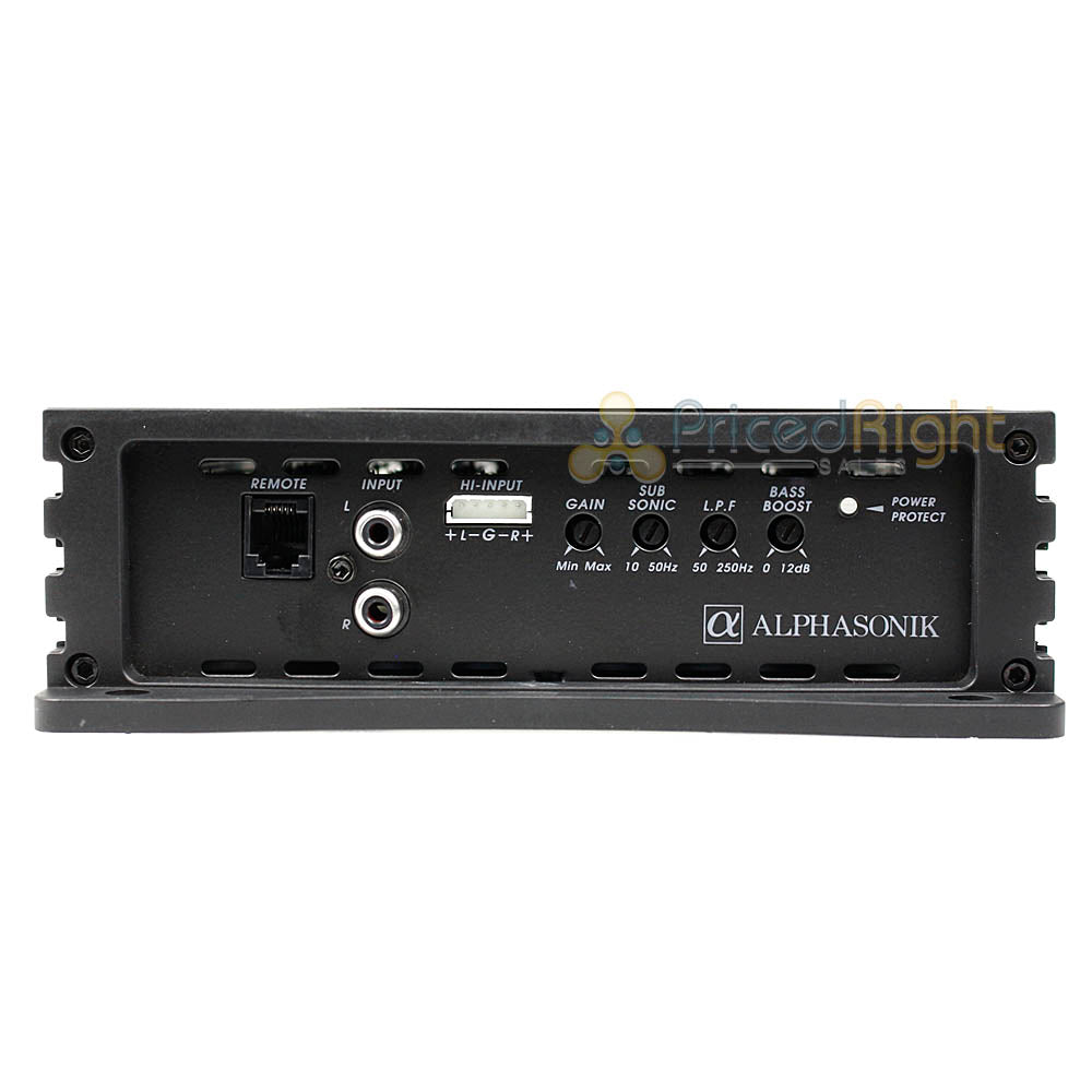 Alphasonik Monoblock Amplifier 2400 Watts Class A/B Amp Neuron Series NA2400.1AB