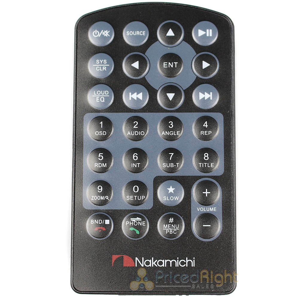6.2" 2 DIN Car Stereo Receiver Bluetooth Camera DVD CD FM Touchscreen Nakamichi