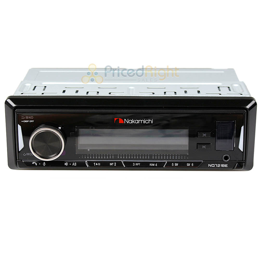 Nakamichi Car Single DIN Mechless Receiver with Bluetooth Car Audio NM-NQ721BE