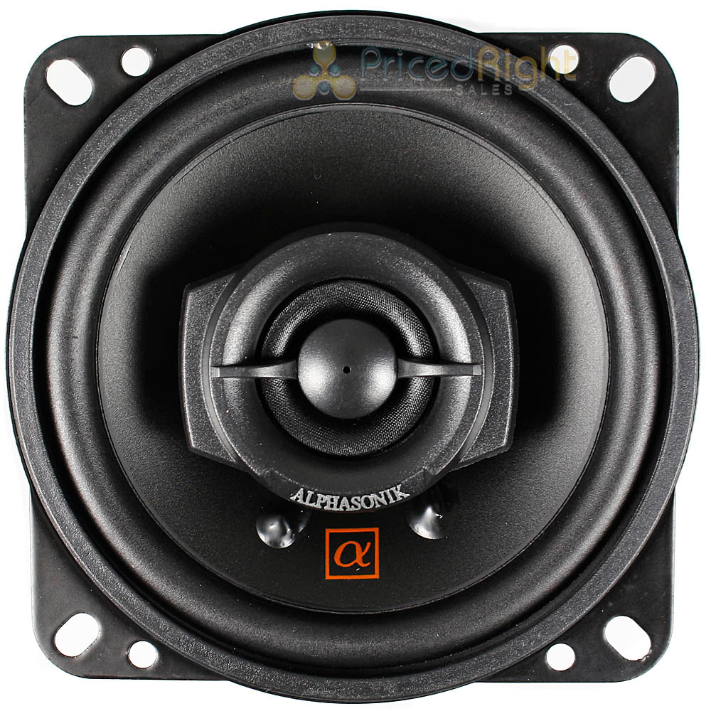 Alphasonik 4" 2 Way Full Range Speakers 120 Watts Max Neuron Series NS42 Pair