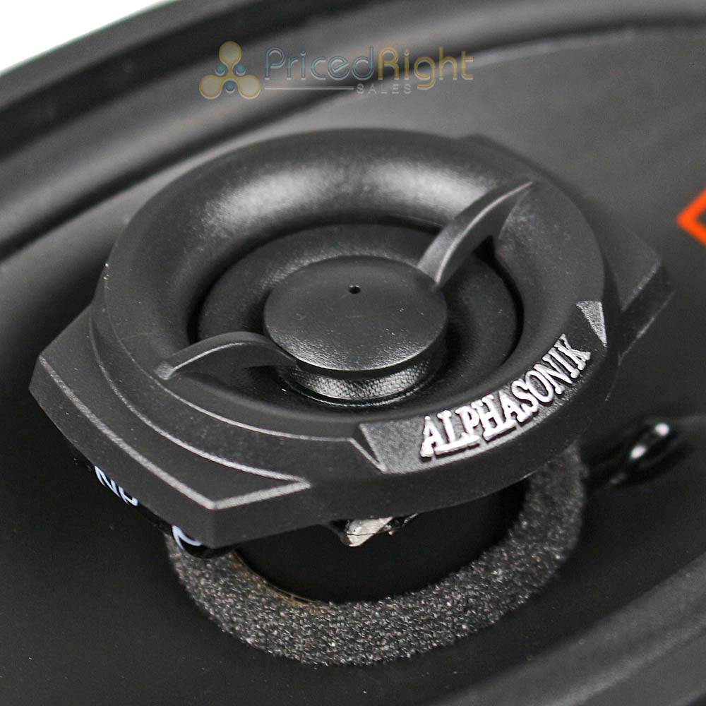 Alphasonik 4x6" 2 Way Full Range Speakers 120W Max 3 Ohm Neuron Series NS46 Pair
