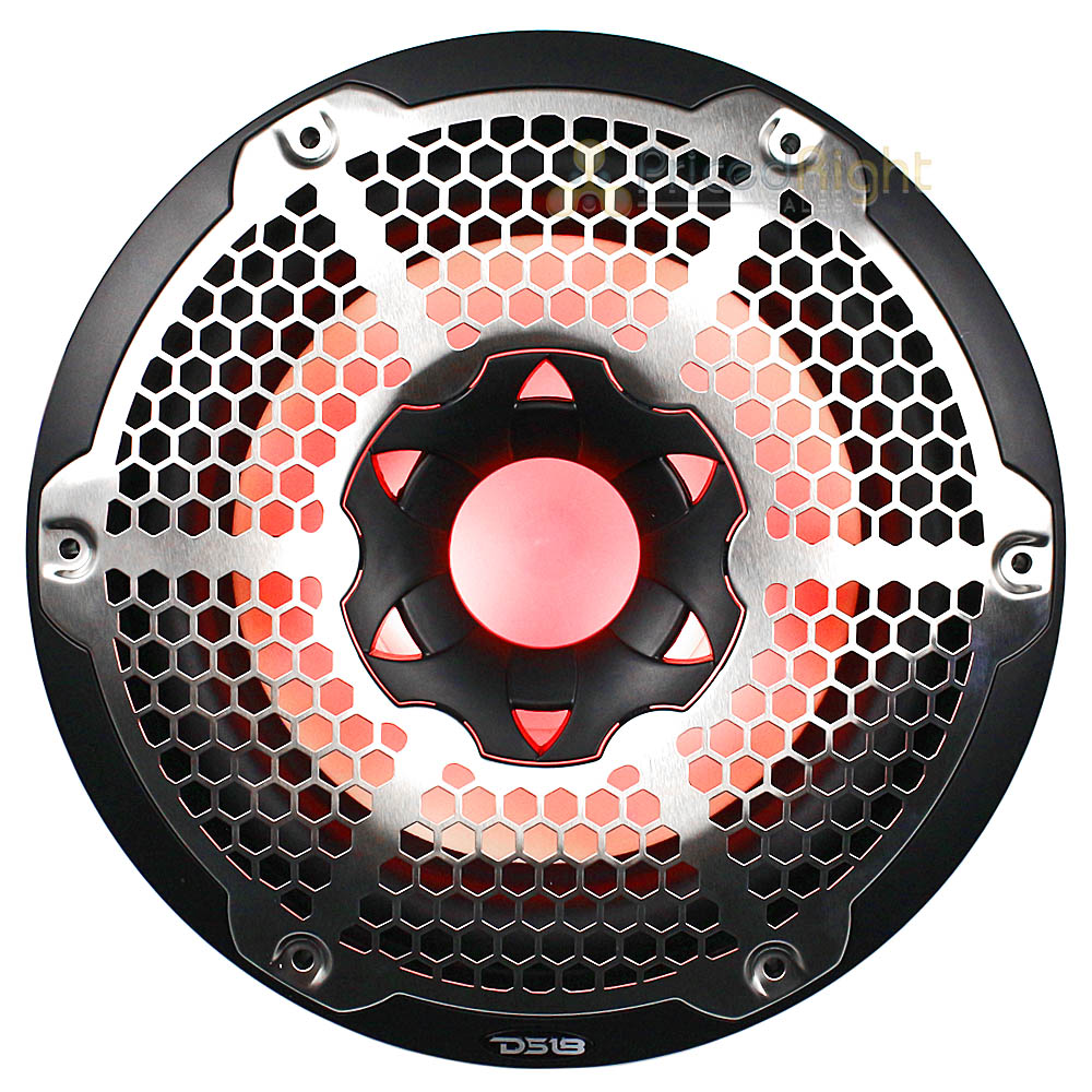 DS18 Hydro 10" Marine Subwoofer with Integrated RGB 600 Watts 4 Ohm NXL-10SUB/BK