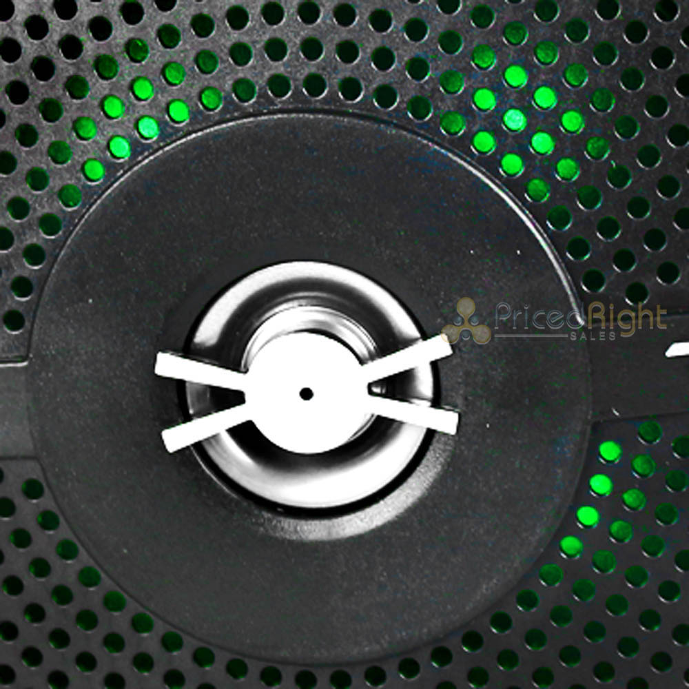 DS18 Hydro 6.5" Speakers 2 Way Marine Slim LED 100 Watts Max 4 Ohm NXL-6SL/BK