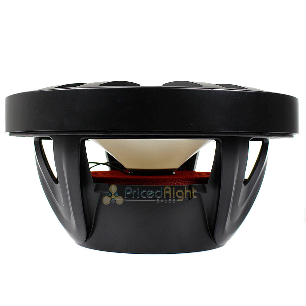 DS18 8" Marine Speaker System RGB LED Light 375W Max Boat ATV NXL-8BK Black Pair
