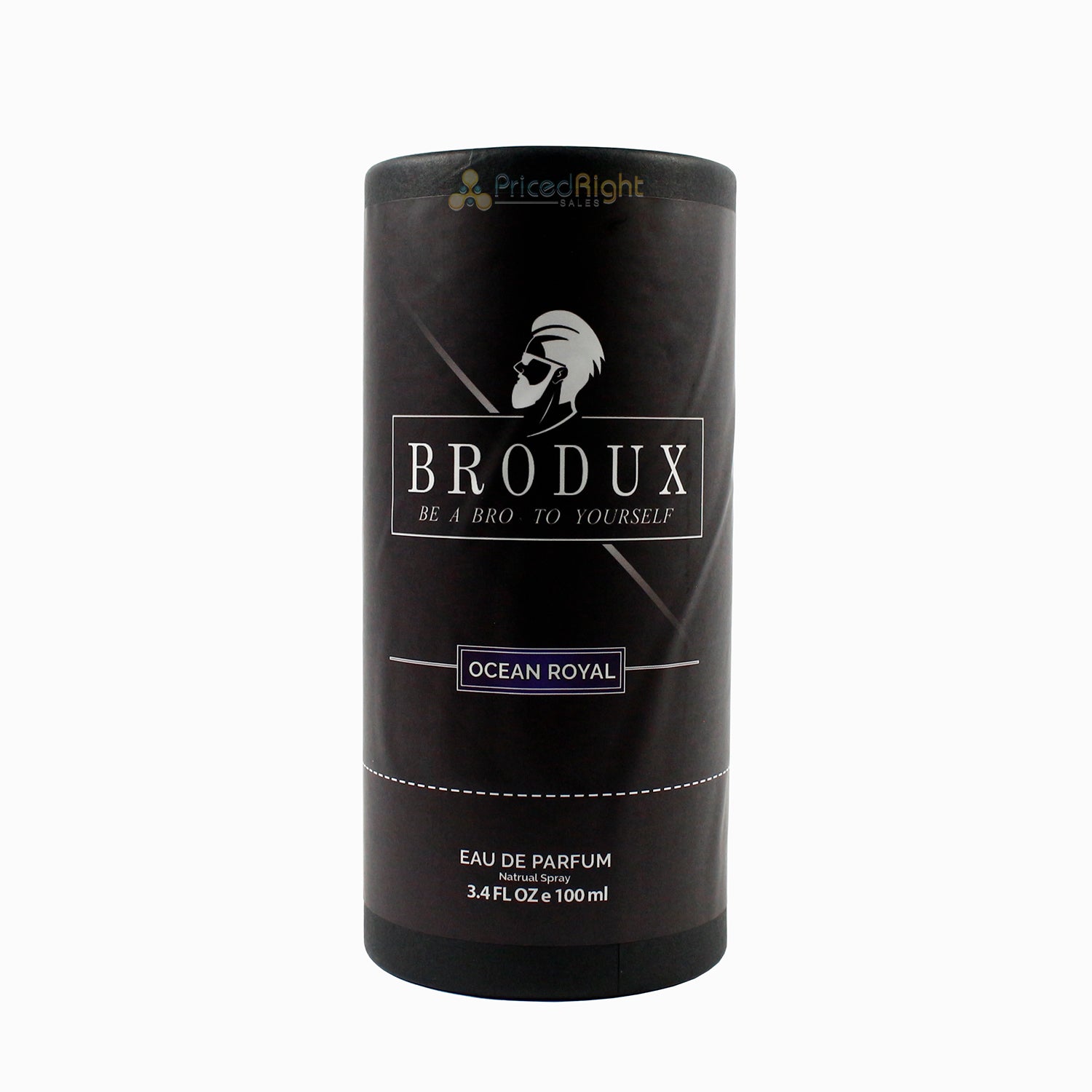 BroDux Ocean Royal Handcrafted High Quality Natural Cologne 3.4 oz Spray Bottle