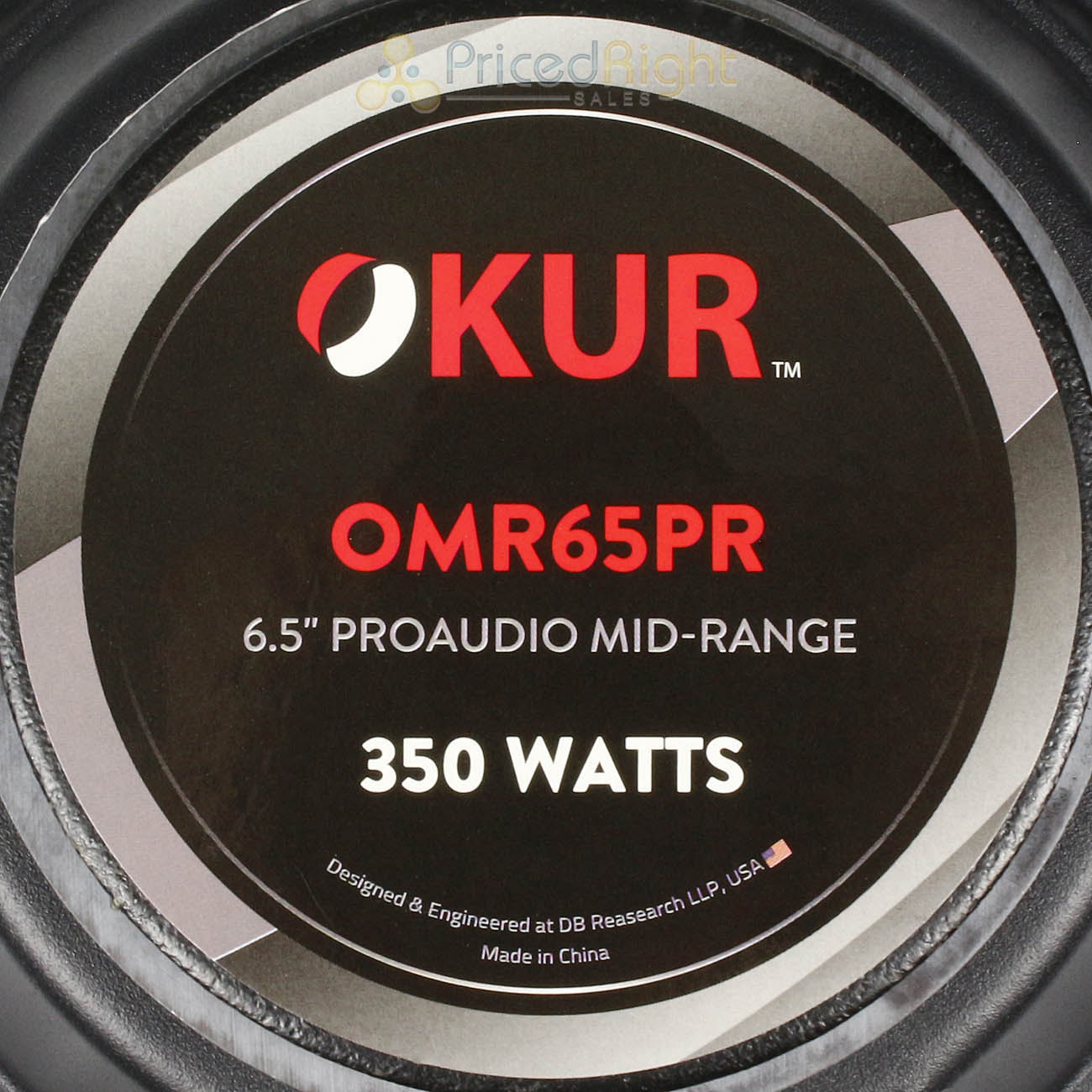 OKUR 6.5" Midrange Speaker Pair Pro Audio 4 Ohm 350 Watts Max Power OMR65PR