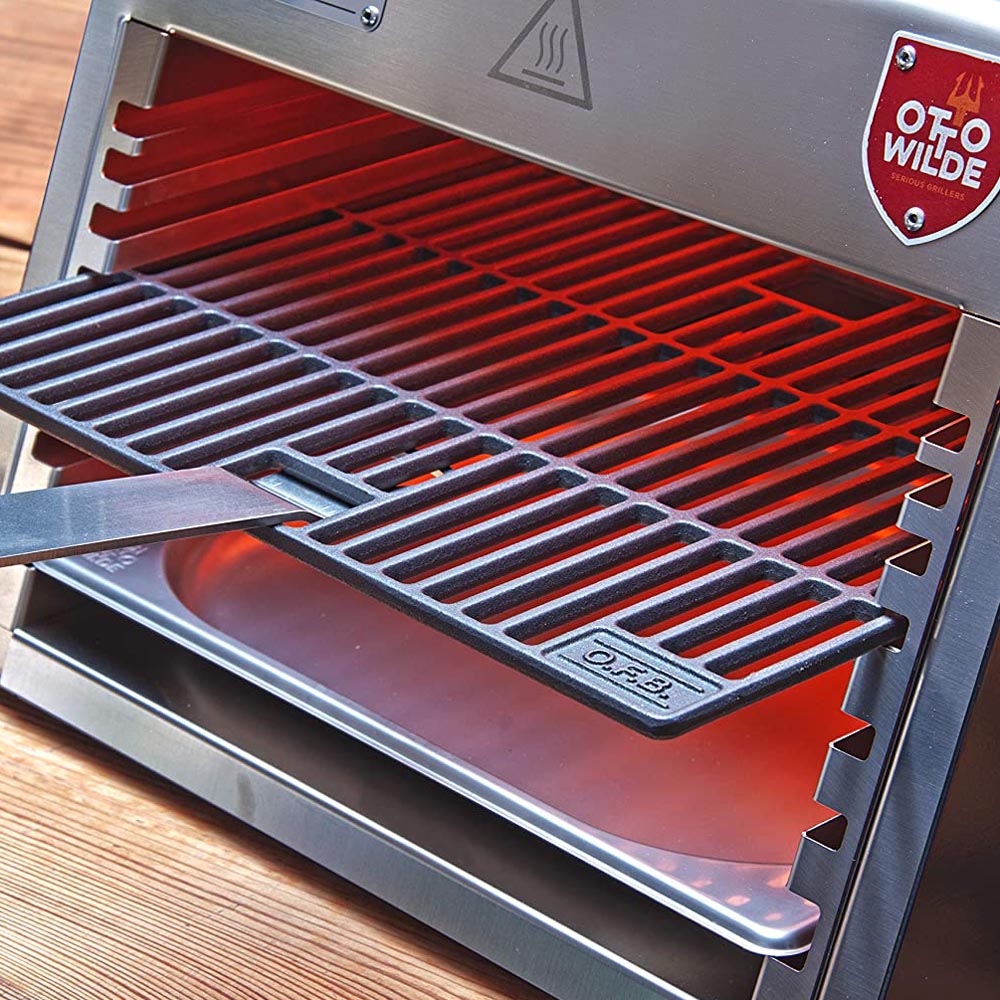 The Otto Wilde LITE Portable Steak Grill Stainless Steel 1500°F Stainless Steel
