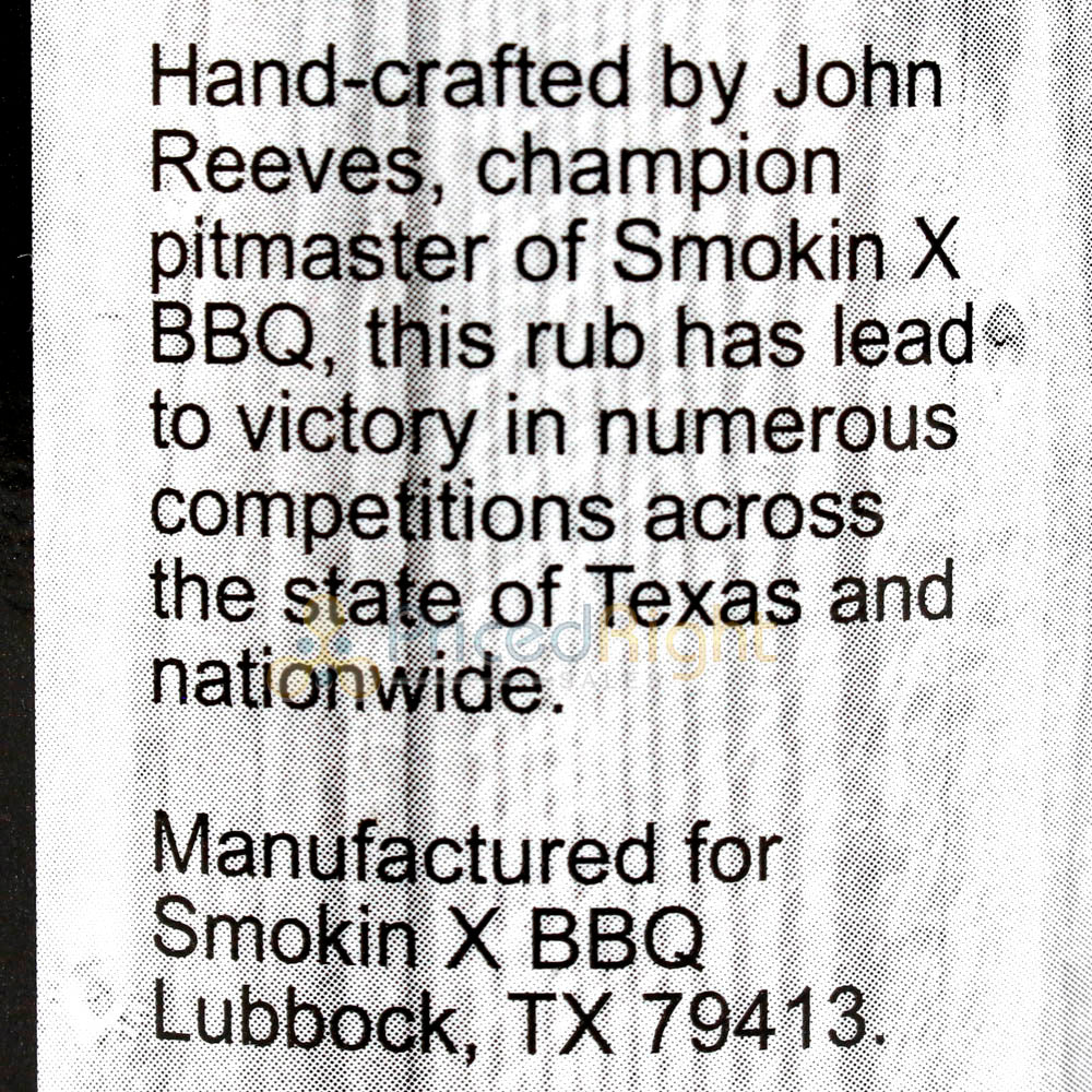 Smokin X Simply Pecan 13.1 Oz Hand Crafted Seasoning Rub Championship Blend
