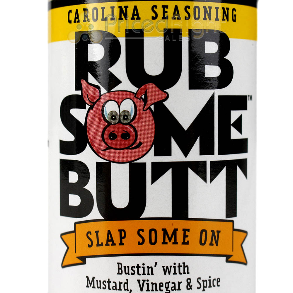 Rub Some Butt Carolina Style Barbecue Seasoning 6.5 Oz Mustard and Vinegar Based