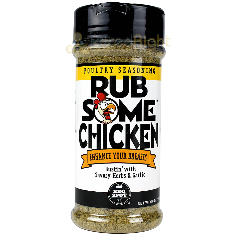 Rub Some Chicken Poultry Seasoning 6.0 Oz Savory Herbs & Garlic Gluten Free