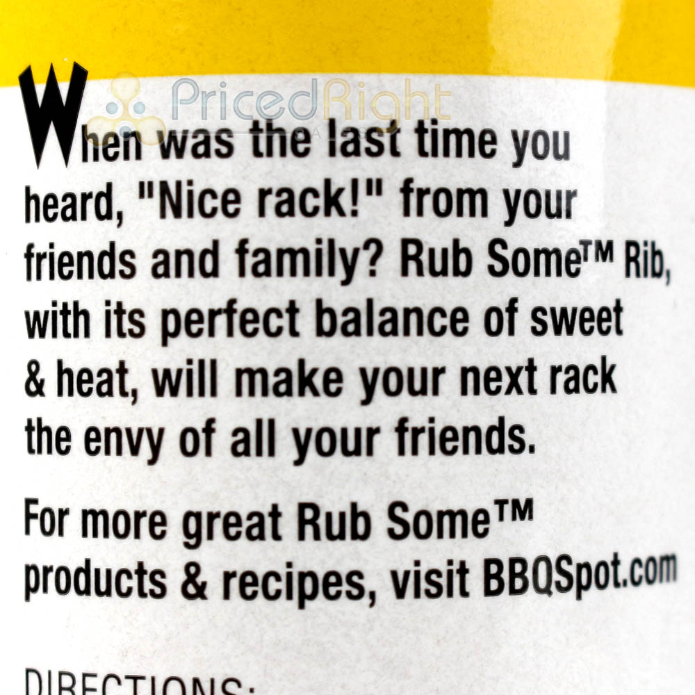Rub Some Rib Pork Rub Seasoning 6.2 Oz. Bustin with Honey & Sriracha Gluten Free