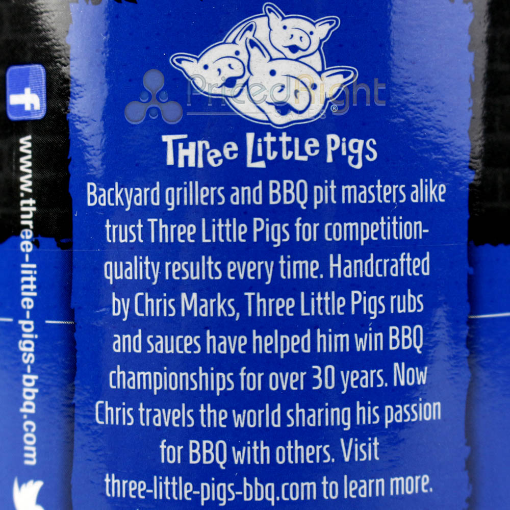 Three Little Pigs Kansas City Competition BBQ Sauce 20.3 Oz Award Winning Recipe