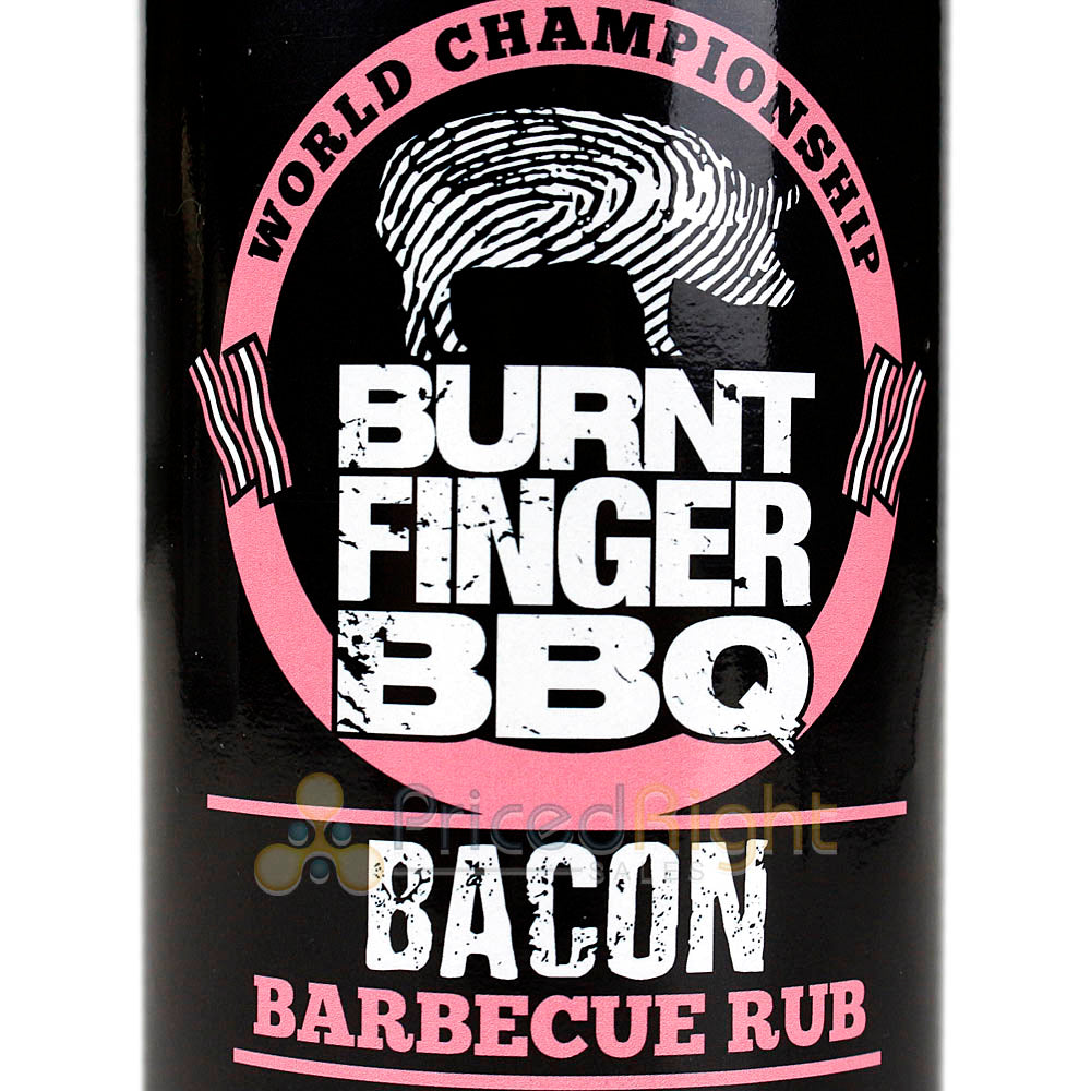 Burnt Finger Bacon BBQ Rub 12.1 Oz. Bottle Award Winning Bbq Dry Rub Seasoning