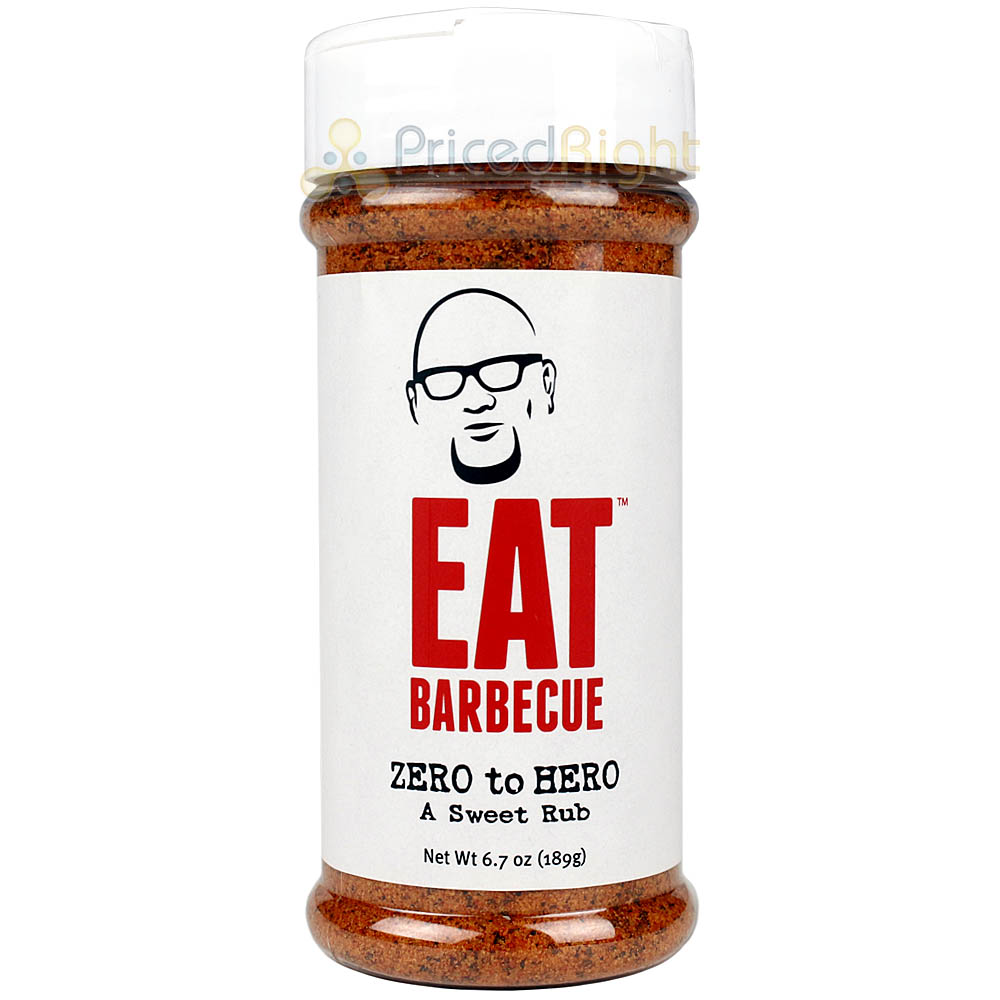 Eat Barbecue Combo Zero to Hero and The Most Powerful Stuff Rubs 2-Pack 13.8 Oz