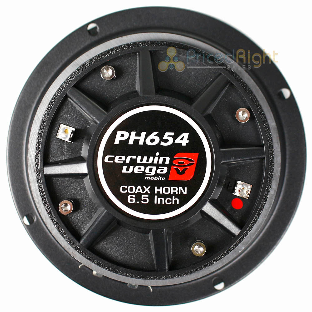 Cerwin Vega 6.5" Full Range Co-Ax Horn Speakers 4 Ohm 300 Watts Max PH654 Pair