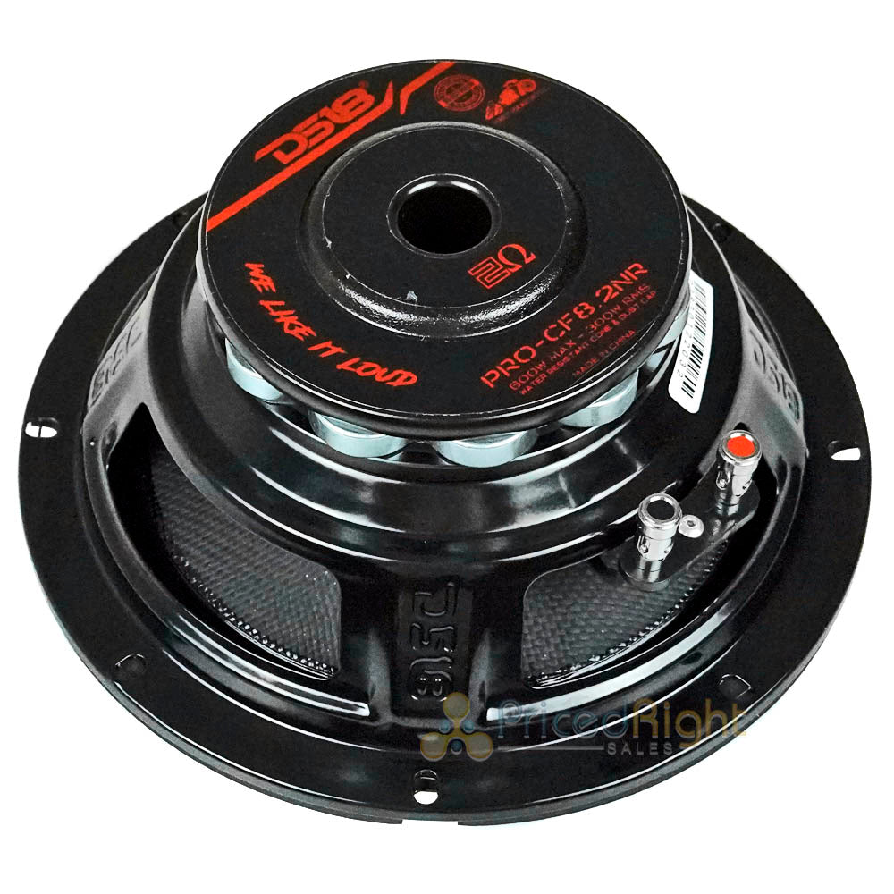 PRO 8" Mid-Bass Loudspeaker 500W Max 2 Ohm Carbon Fiber Neodymium PRO-CF8.2NR