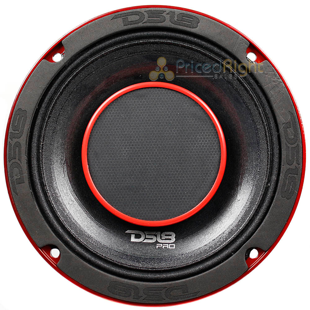 DS18 6.5" Mid Range Speakers Hybrid with Built In Driver 4 Ohm PRO-HY6.4B Pair