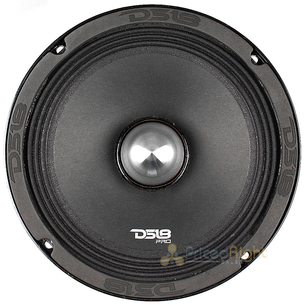 DS18 8" Midrange Speaker Neodymium Magnet 600 Watts Max 4 Ohm Pro-Neo8