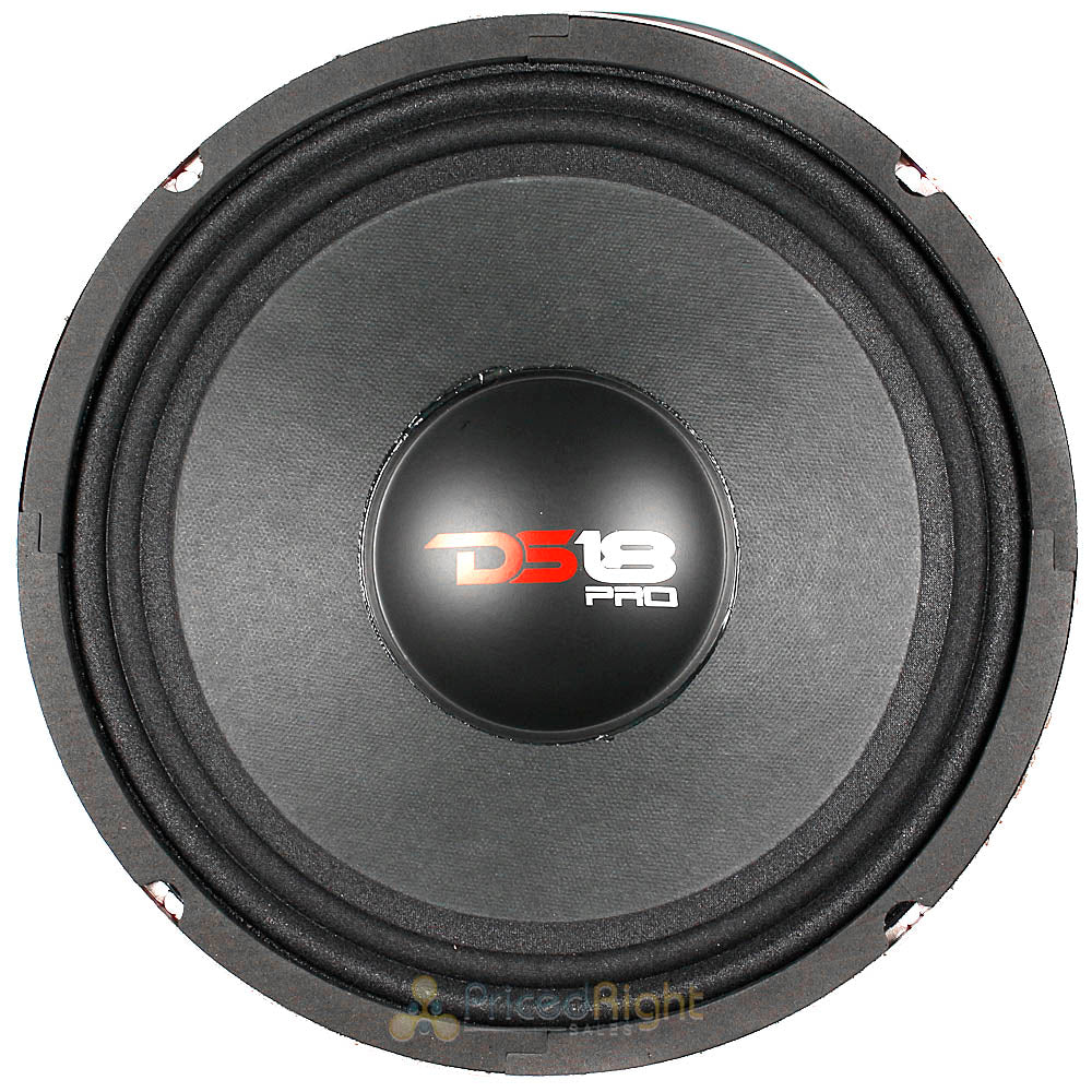 DS18 10" Midrange Speaker 600 Watts Max Power 4 Ohm Car Audio Pro-X10.4M