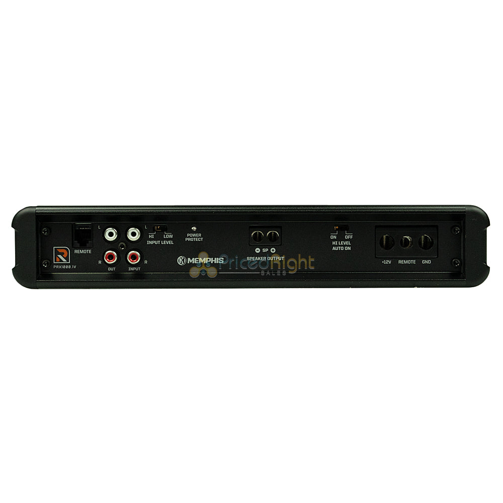 Memphis Audio Monoblock Amplifier Class D 1000W RMS 2000W Max LED PRX1000.1V