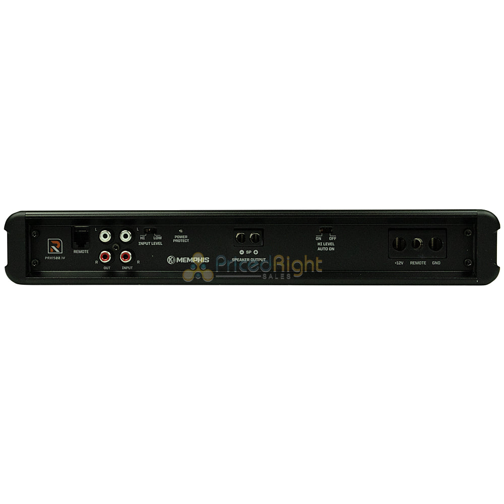 Memphis Audio Monoblock Amplifier 1500W Class D 1 Ohm Stable PRX1500.1V