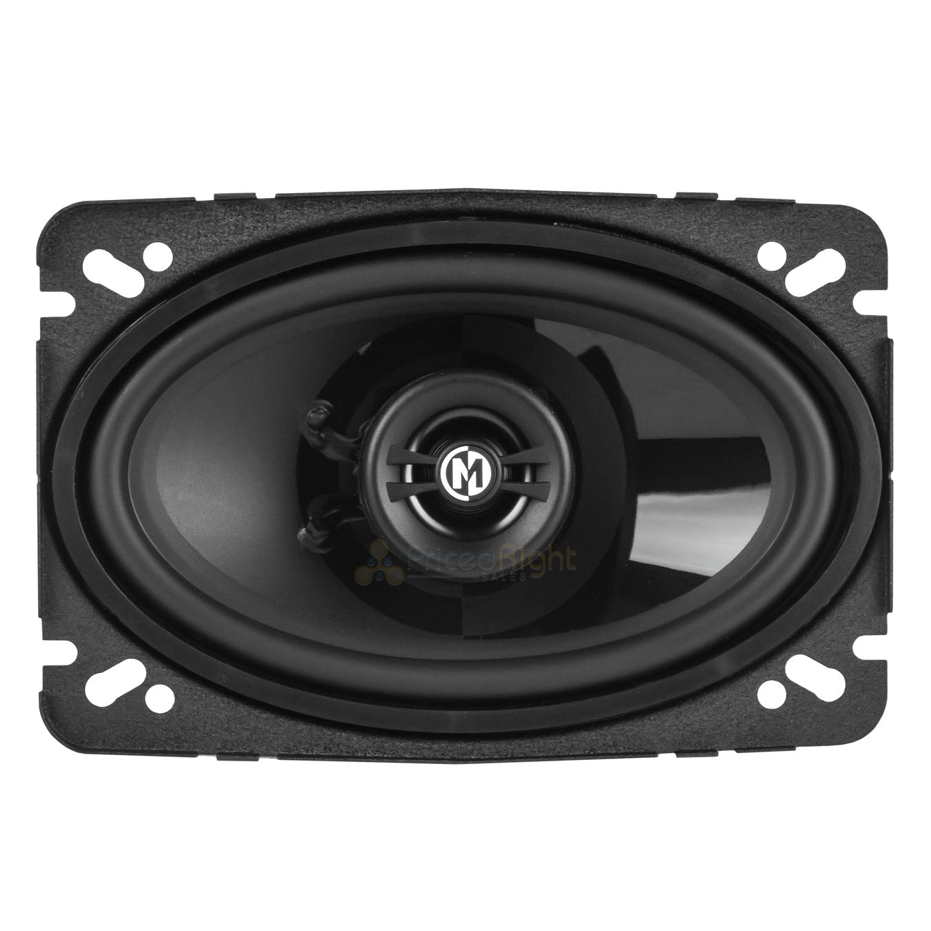 Memphis Audio 4x6 Inch 2 Way Coaxial Speakers 60W Max Power Reference PRX46 Pair