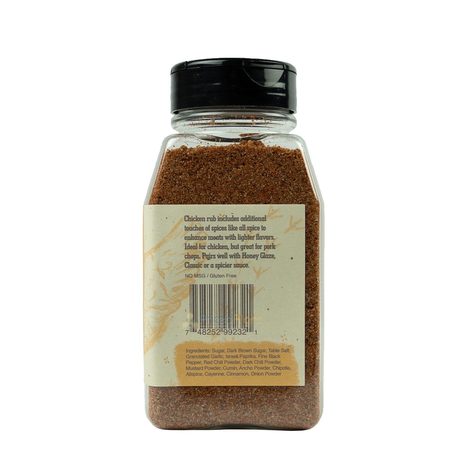 Q39 Chicken Rub With Touch Of Spices To Add Flavor No MSG Gluten Free 10.5 oz
