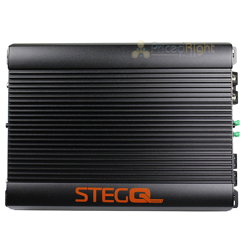 STEG 1 Channel Monoblock Amplifier 500 Watts x 1 Ohm Competition Series QM500.1