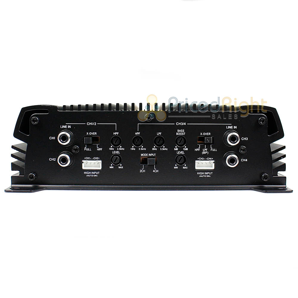 STEG 4 Channel Fullrange Amplifier 105W x 4 2 Ohm QM Competition Series QM75.4