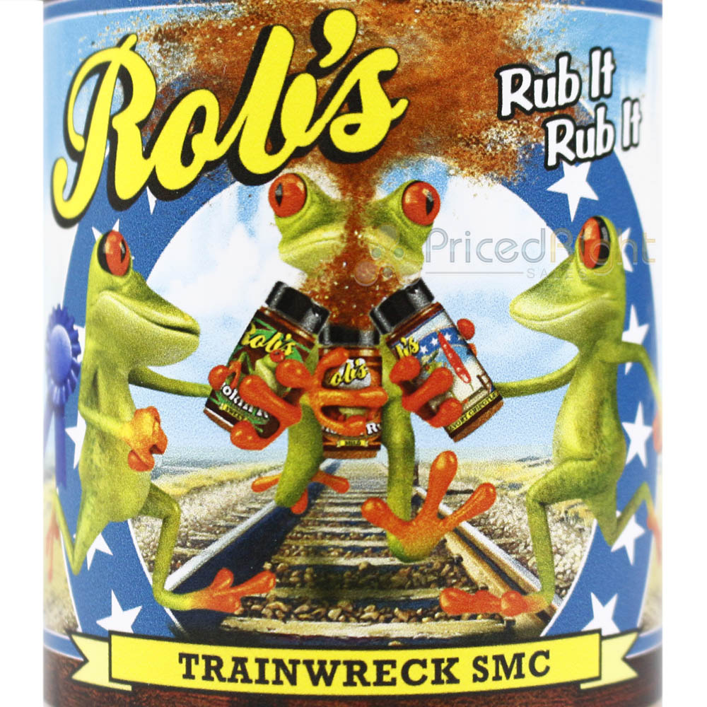 Rob's Smokin Trainwreck SMC Rub Seasoning All Purpose 12 Oz Bottle RB00111