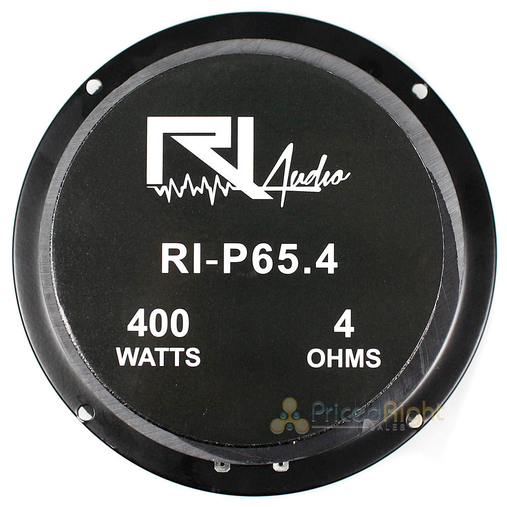 (2) RI Audio 6.5" Midrange Bullet Speaker 400W Peak Power 200W RMS 4 Ohm
