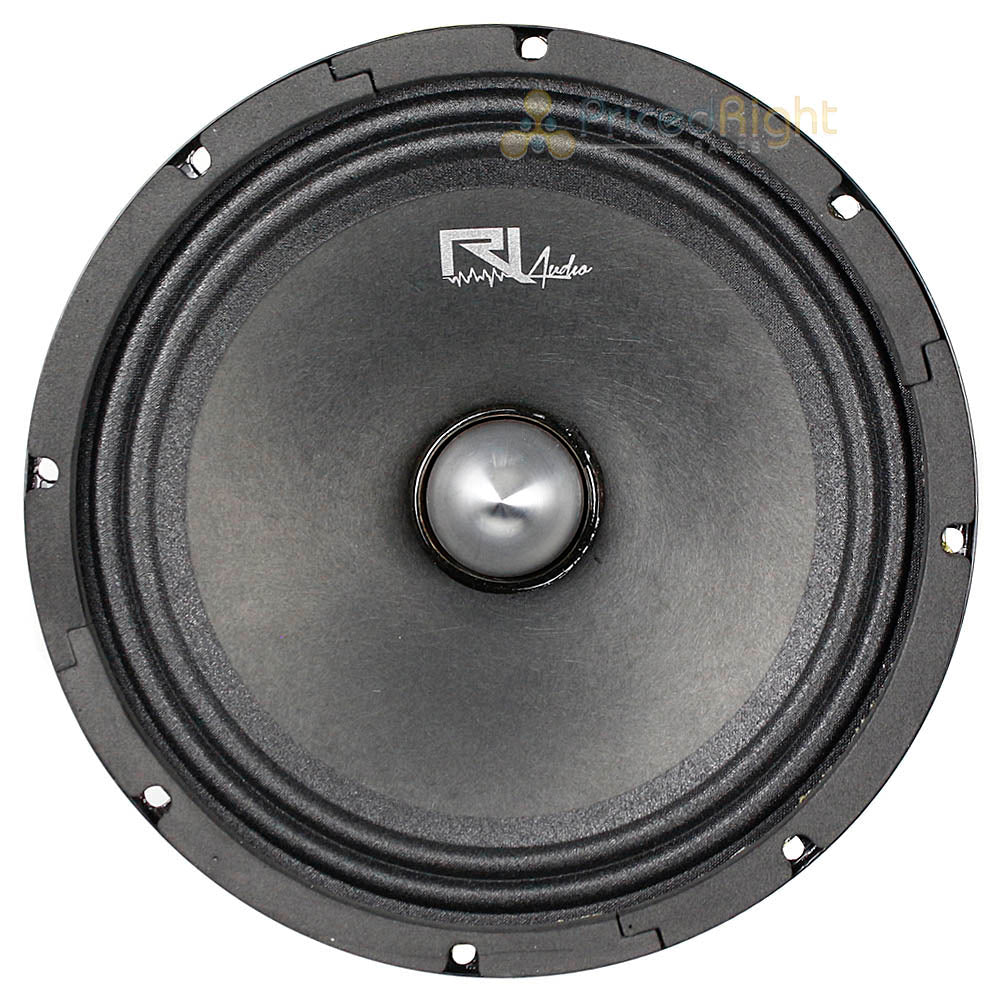 RI Audio 8" Midrange Speaker 500 Watts Peak 250 Watts RMS 4 Ohm Single Car Audio