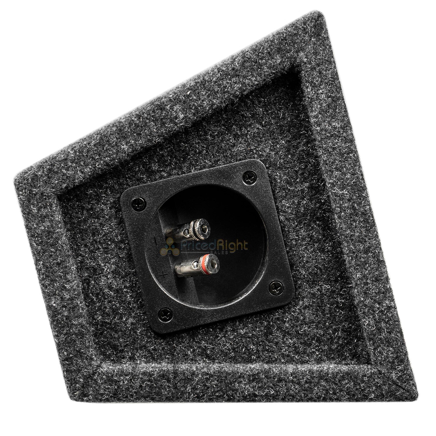 6.5" Speaker Box Enclosure 4 Four Hole High Quality MDF and Carpet Construction