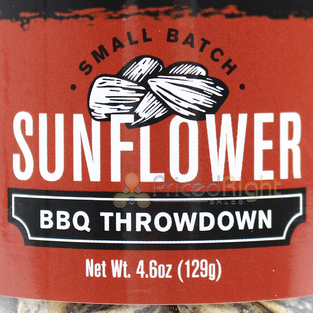 Rufus Teague 4.6 Oz Spittin Seeds Sunflower Seeds BBQ Throwdown Bottle RTBTD002