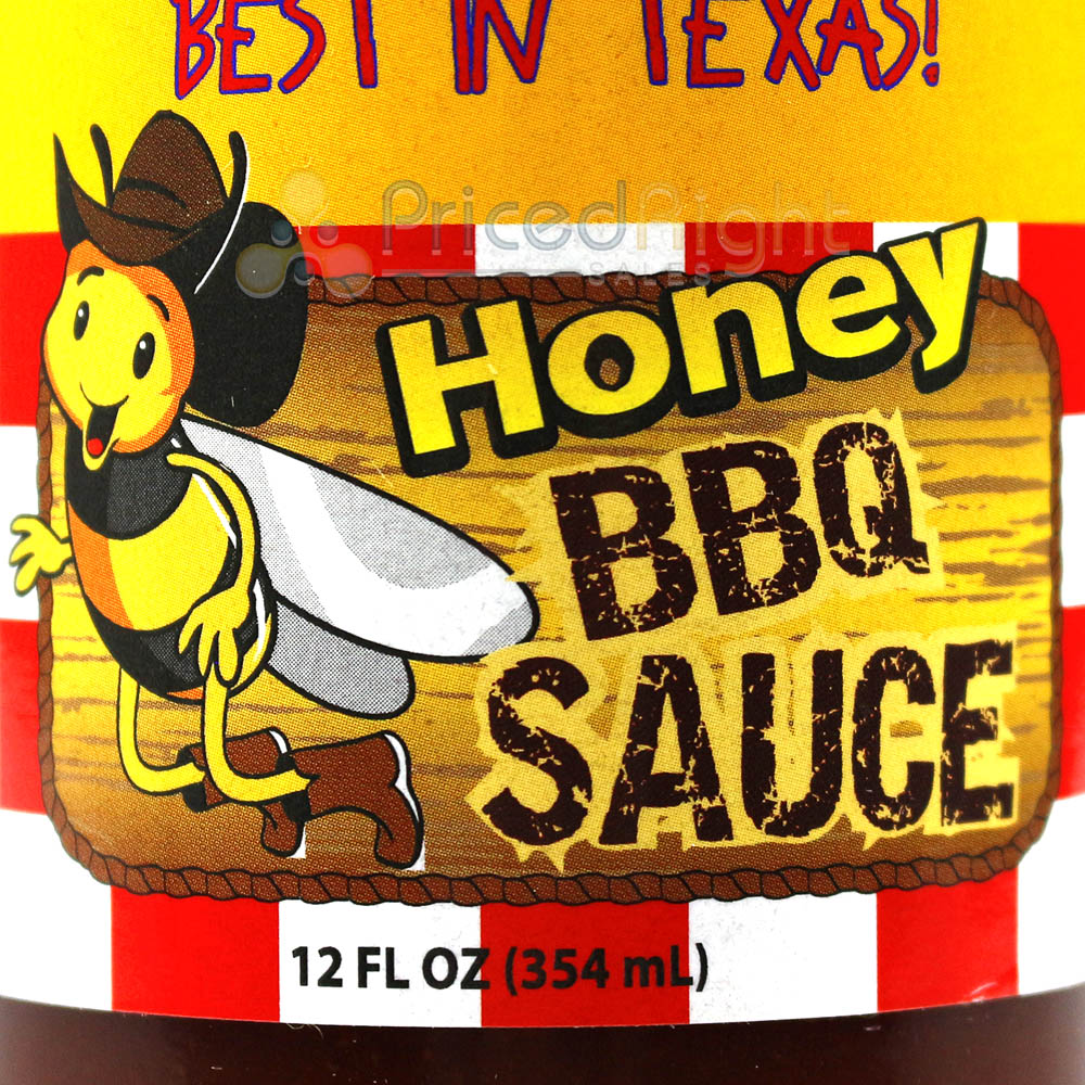 Sucklebusters Honey BBQ Sauce 12 Oz Sweet Mild Flavor No Msg Competition Rated