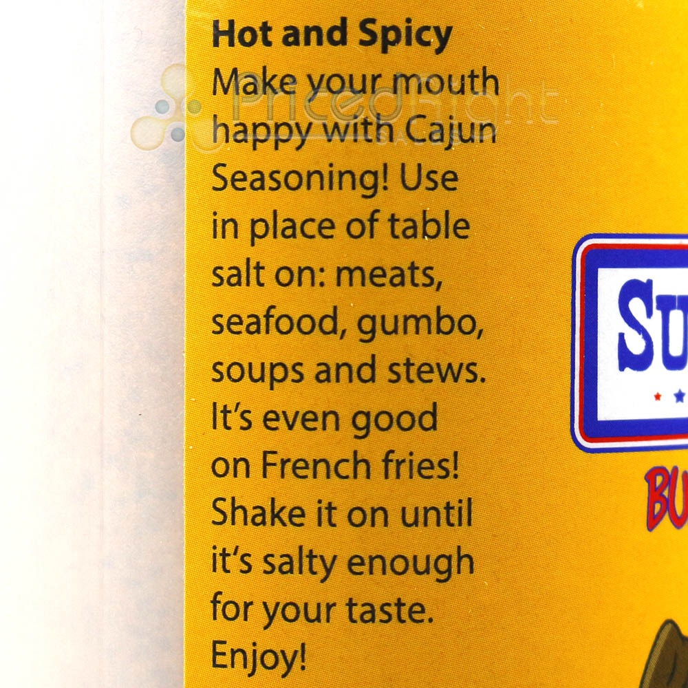 Sucklebusters Gators Cajun Seasoning Blend 15 oz. Louisiana Style Hot & Spicy