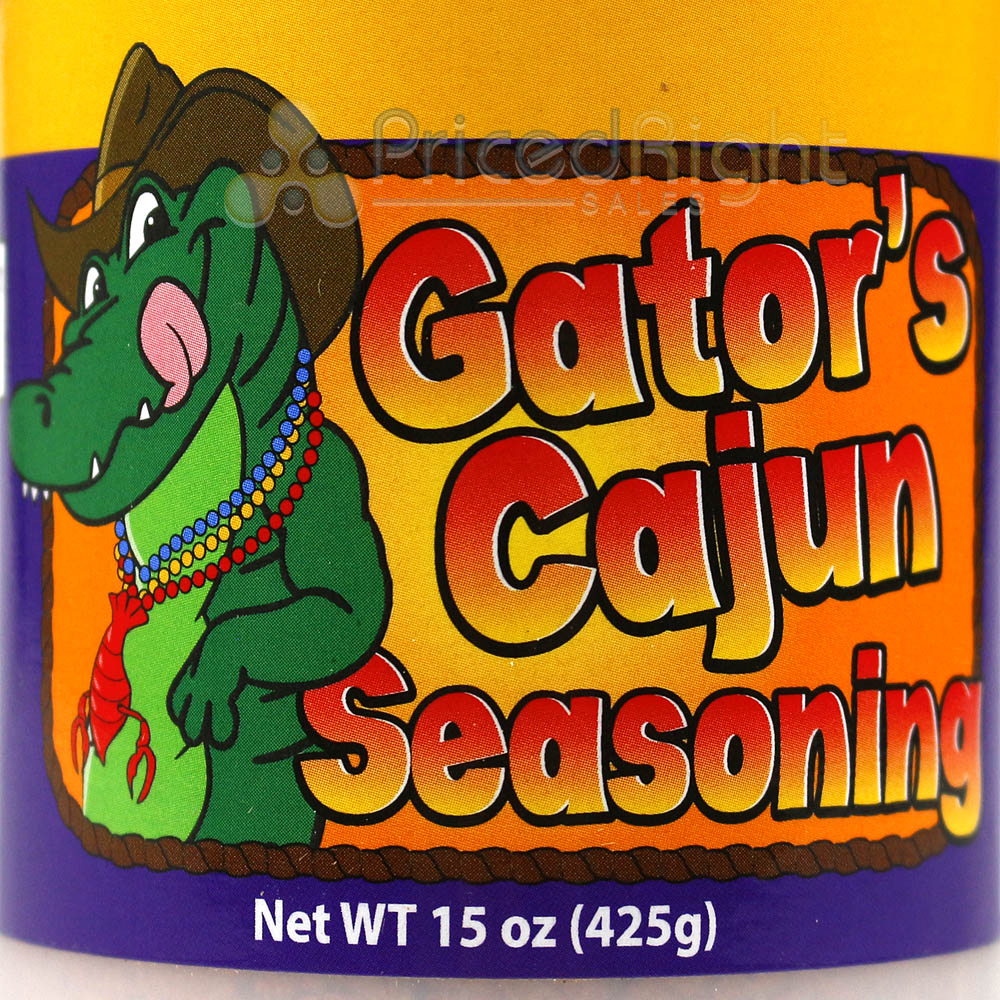 Sucklebusters Gators Cajun Seasoning Blend 15 oz. Louisiana Style Hot & Spicy