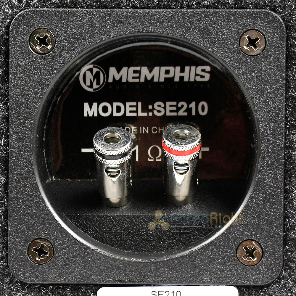 Memphis Audio Dual 10" Ported Enclosure with Amplifier Package Street Edge SE210