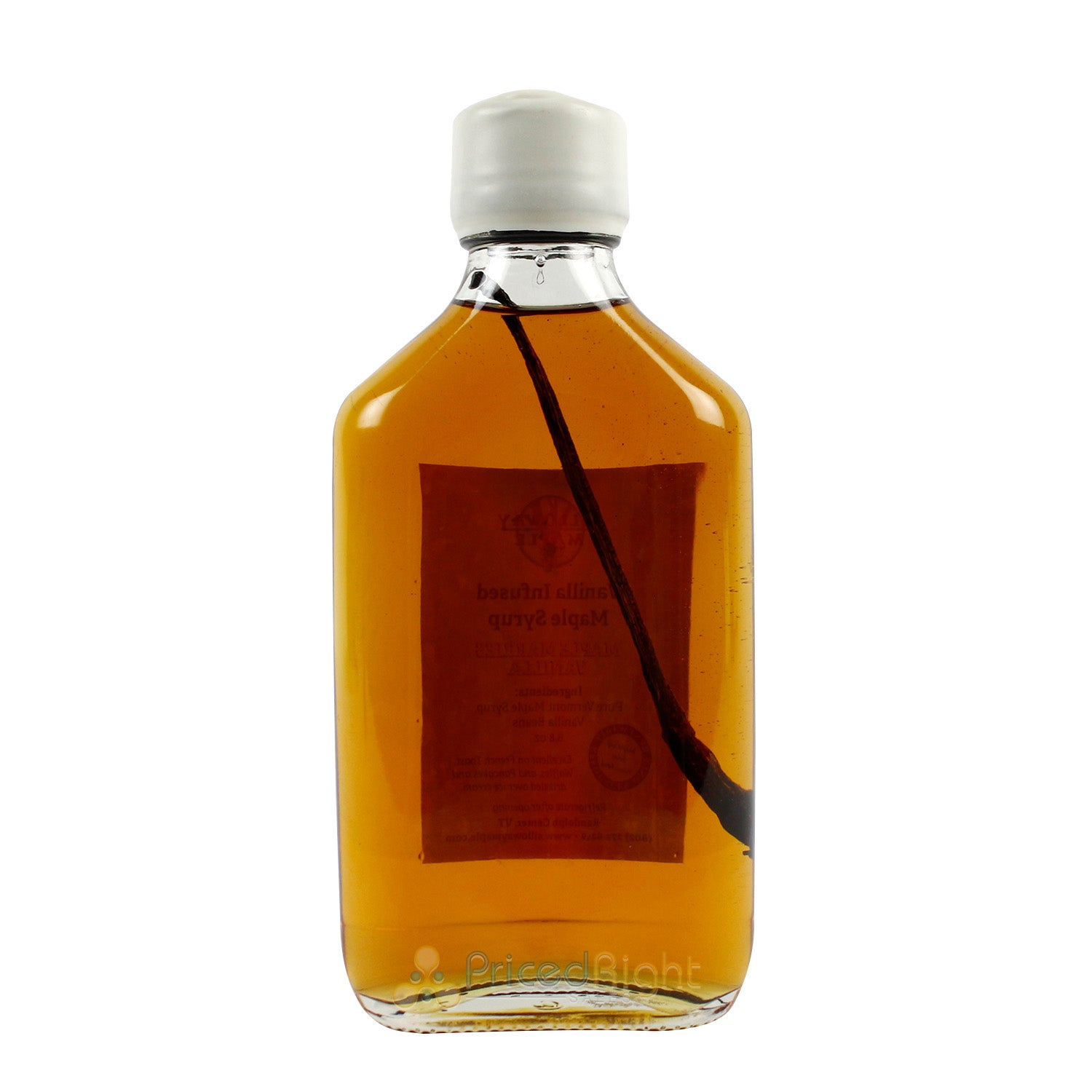 Silloway Maple Vanilla Infused Clean Energy Maple Syrup With Vanilla Bean 6.8 oz