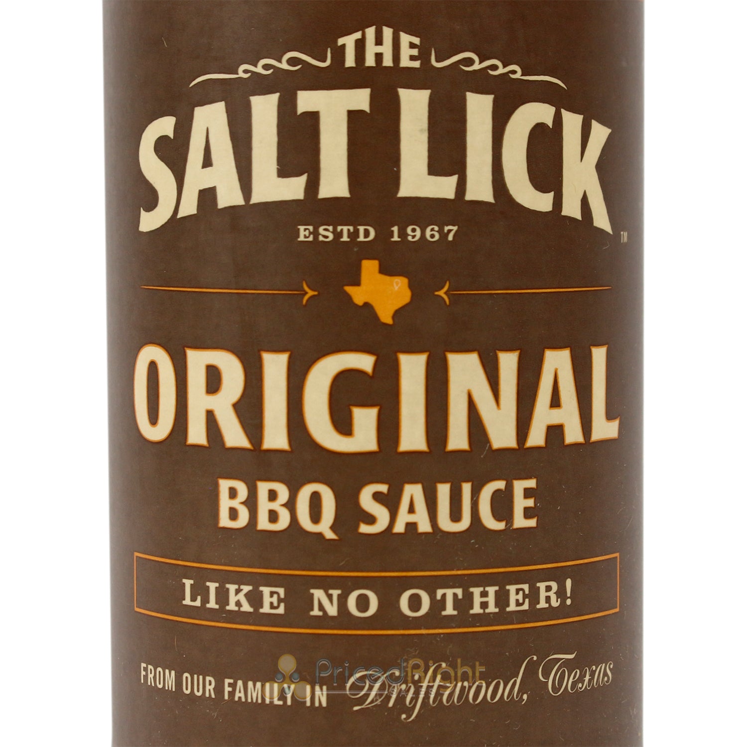 Salt Lick BBQ Original Recipe BBQ Sauce And Baste Gluten-Free All-Natural 12 oz
