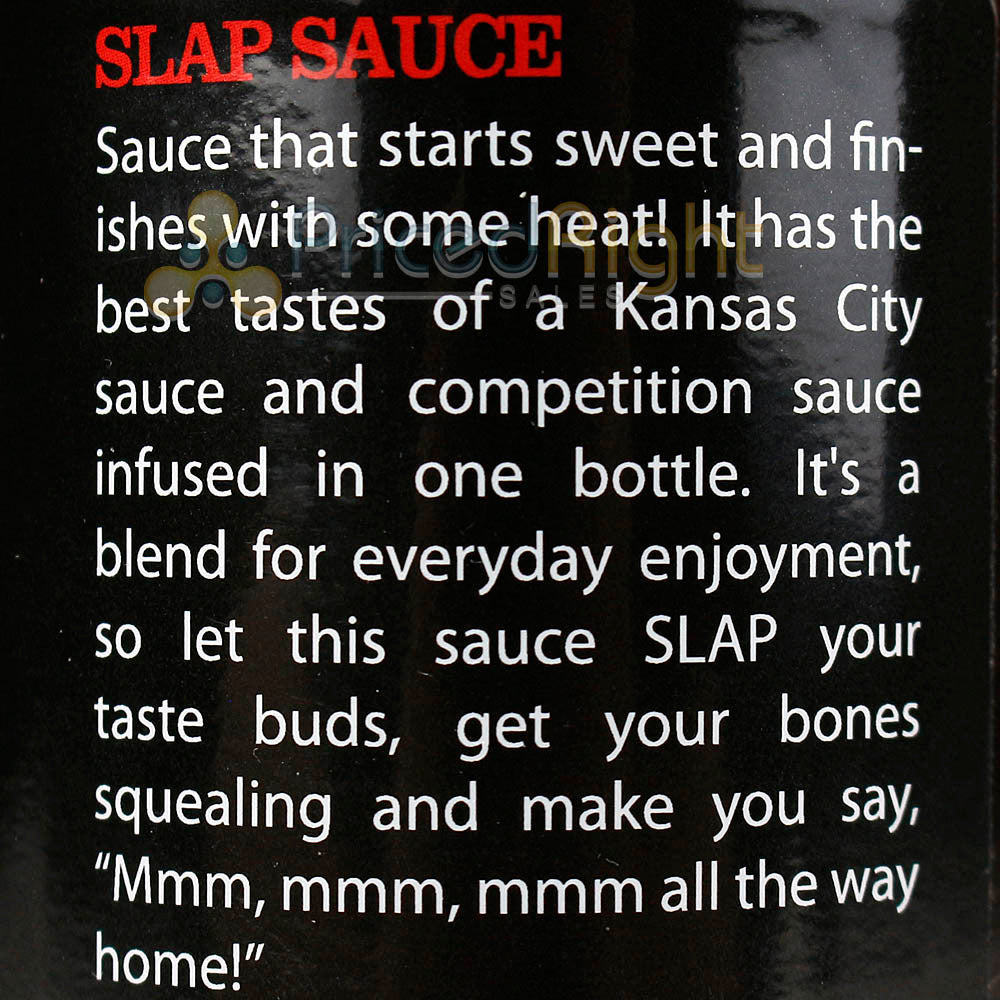 Slaps Bbq Kansas City Style Slap Sauce 16.5 Oz Competition Rated Barbecue Blend