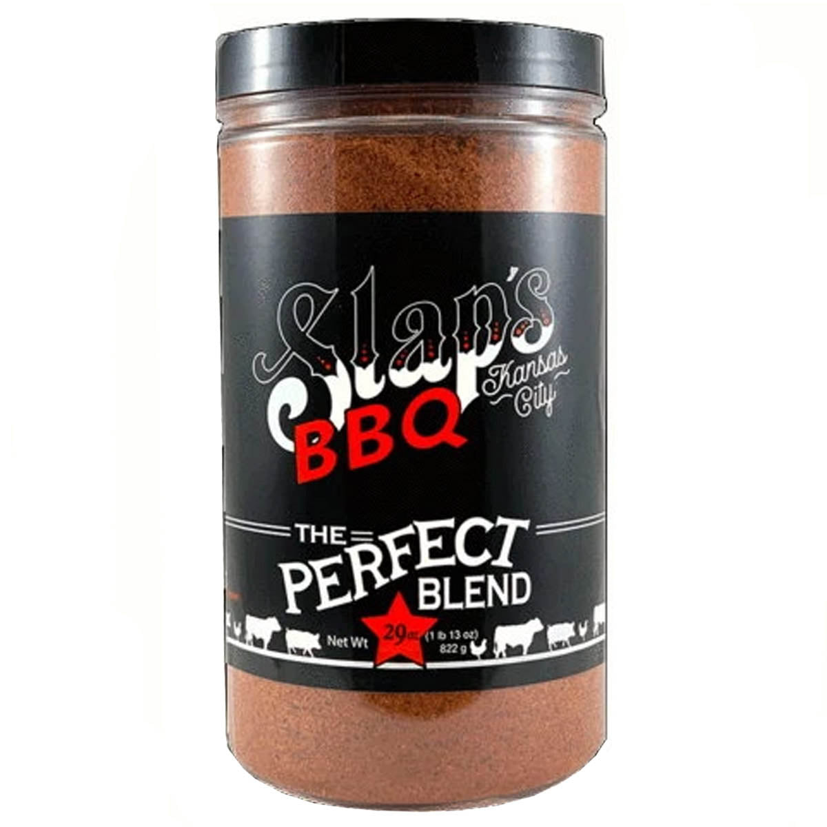 Slaps BBQ The Perfect Blend Rub and Seasoning 29 Oz Bottle Award Winning OW89082
